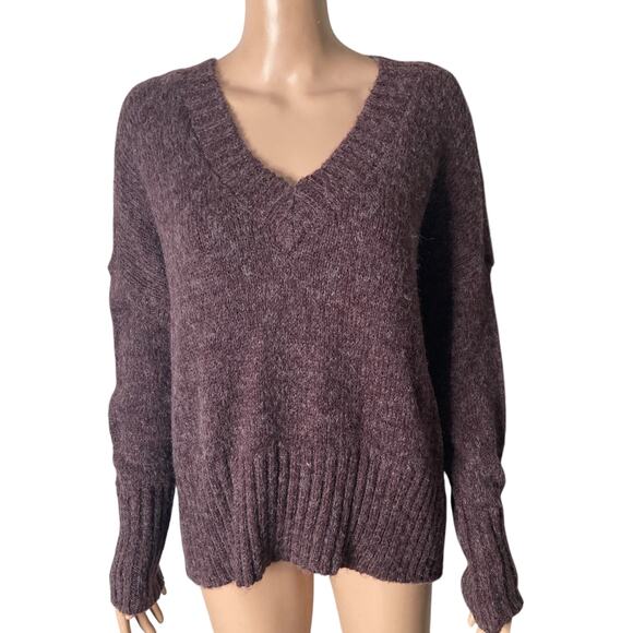 ABOUND Sweater Womens Small Burgundy Stem Pullover New - Picture 11 of 12
